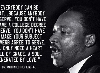 Dr. Martin Luther King Jr. From a Positive Youth Perspective